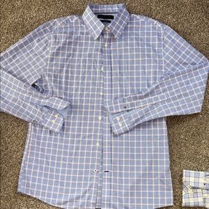 Men's Blue Checkered Shirt